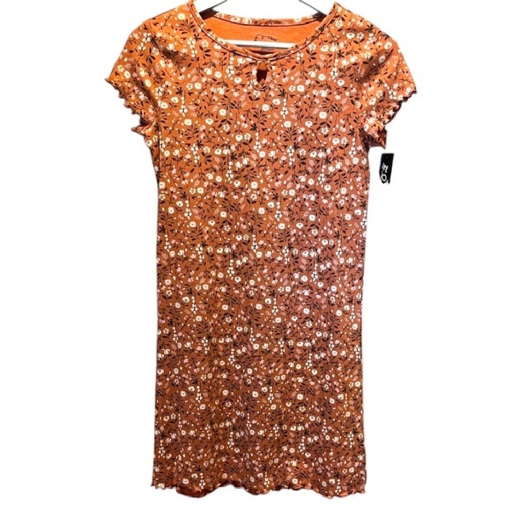 New Art Class Girl’s Floral Dress Fall Autumn Colors Boho Size XL 14 NWT